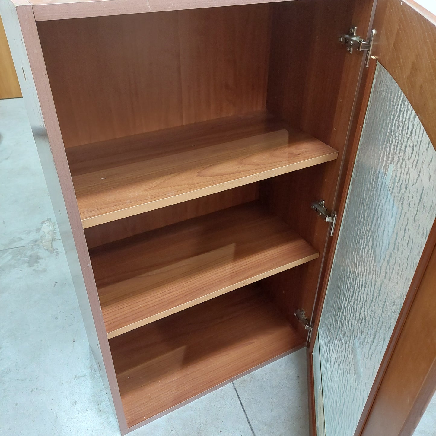 Pensile Da Cucina 1 Anta Legno/vetro Cm60x35x100h