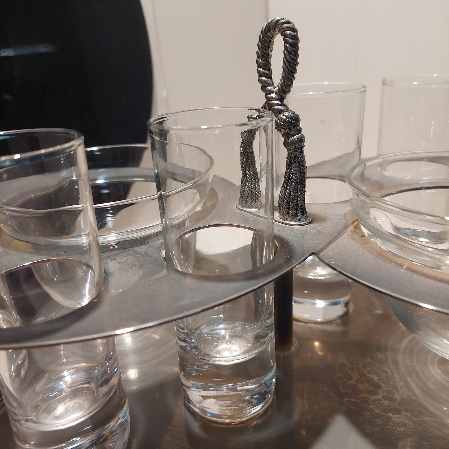 Set/da Portata Vodka E Caviale Silverplated