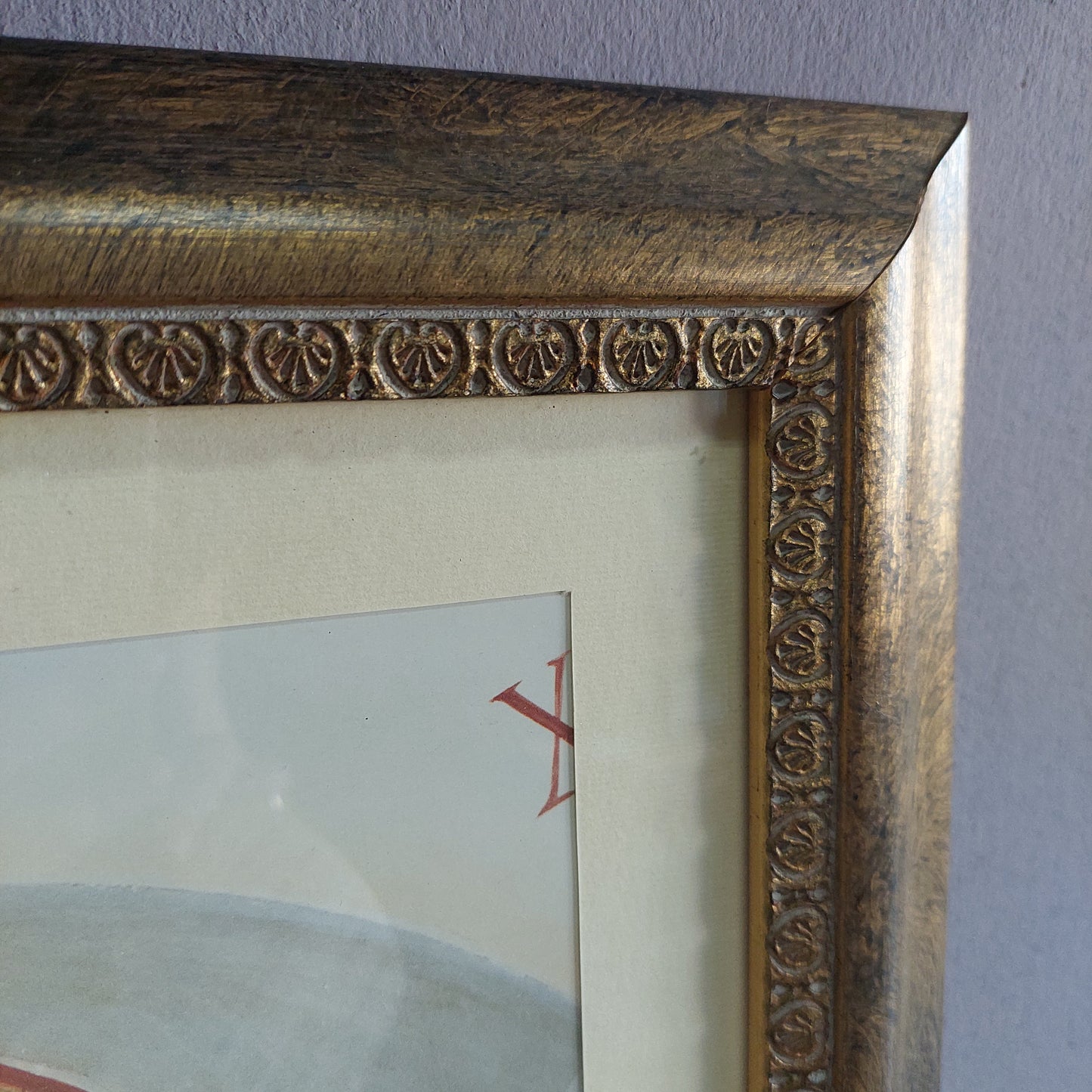 Quadro Stampa Cristo Icona Bizantina Cornice* Dorata