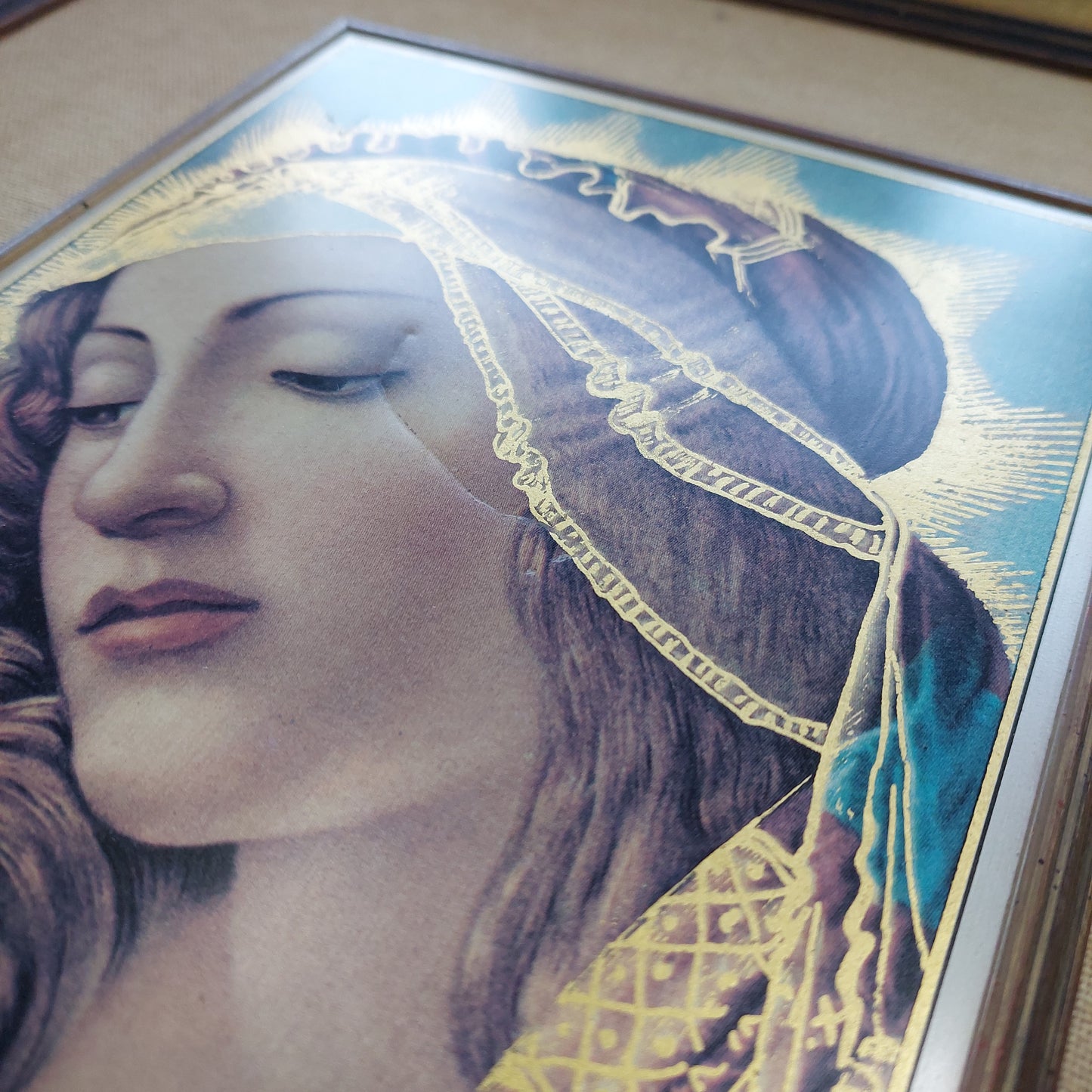 Quadro "magnificat" Botticelli Su Lastra* Arg 925