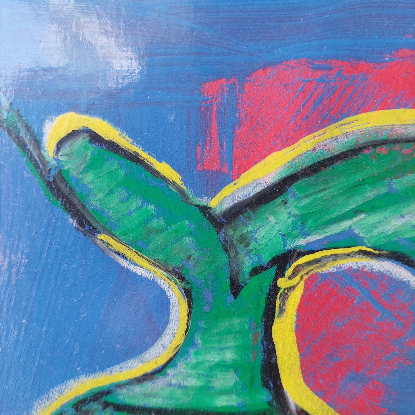 Quadro Brocca A Tempere Firmato Cacciola Cm60x50