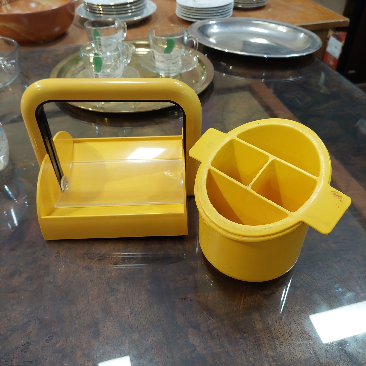 Set/portatovaglioli E Portaposate Guzzini Vintage