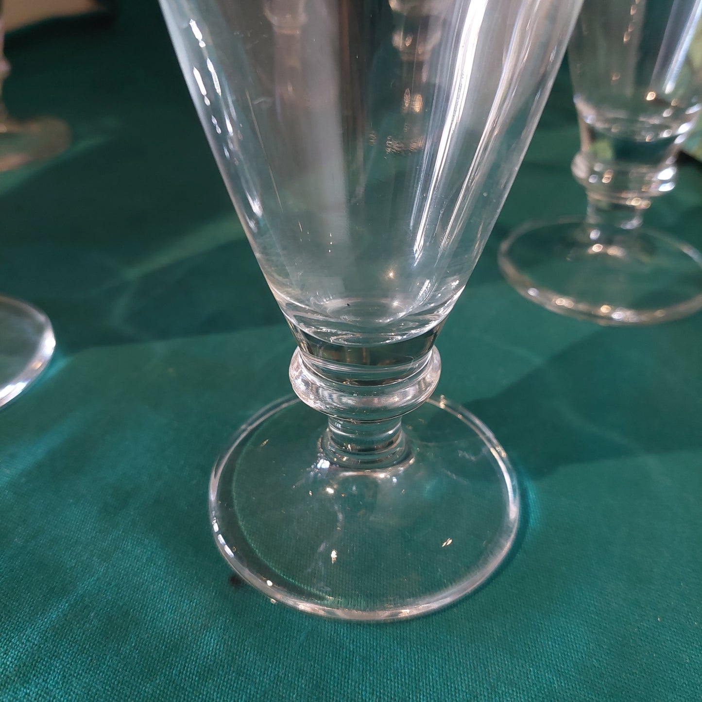 Set/6 Calici Alti In Vetro Per Birra