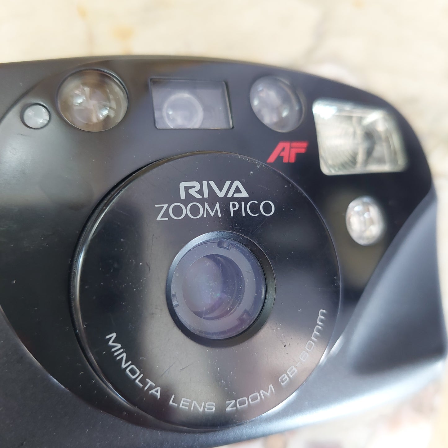 Minolta Riva Zoom Pico Af 38-80 Mm Macchina Fotografica Vintage