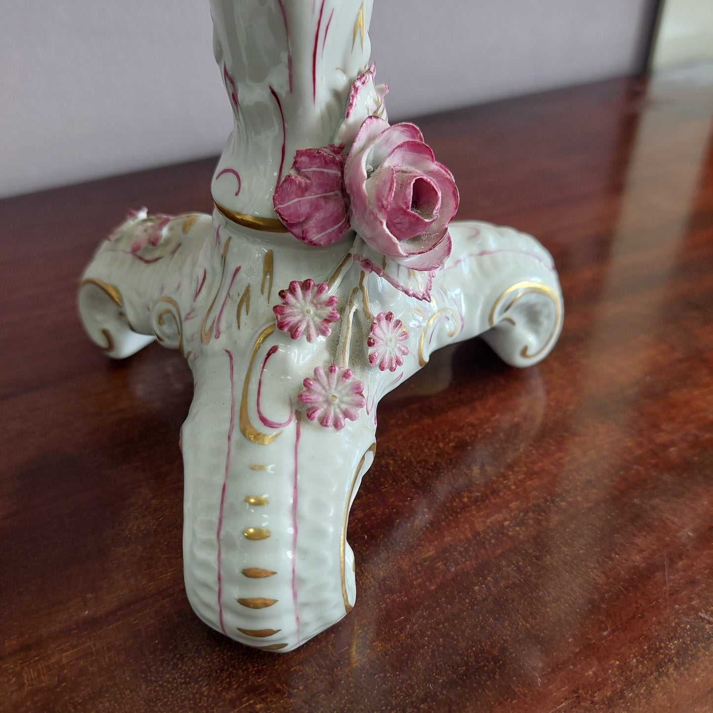 Coppia Candelabri* Porc Capodimonte 4/f H27