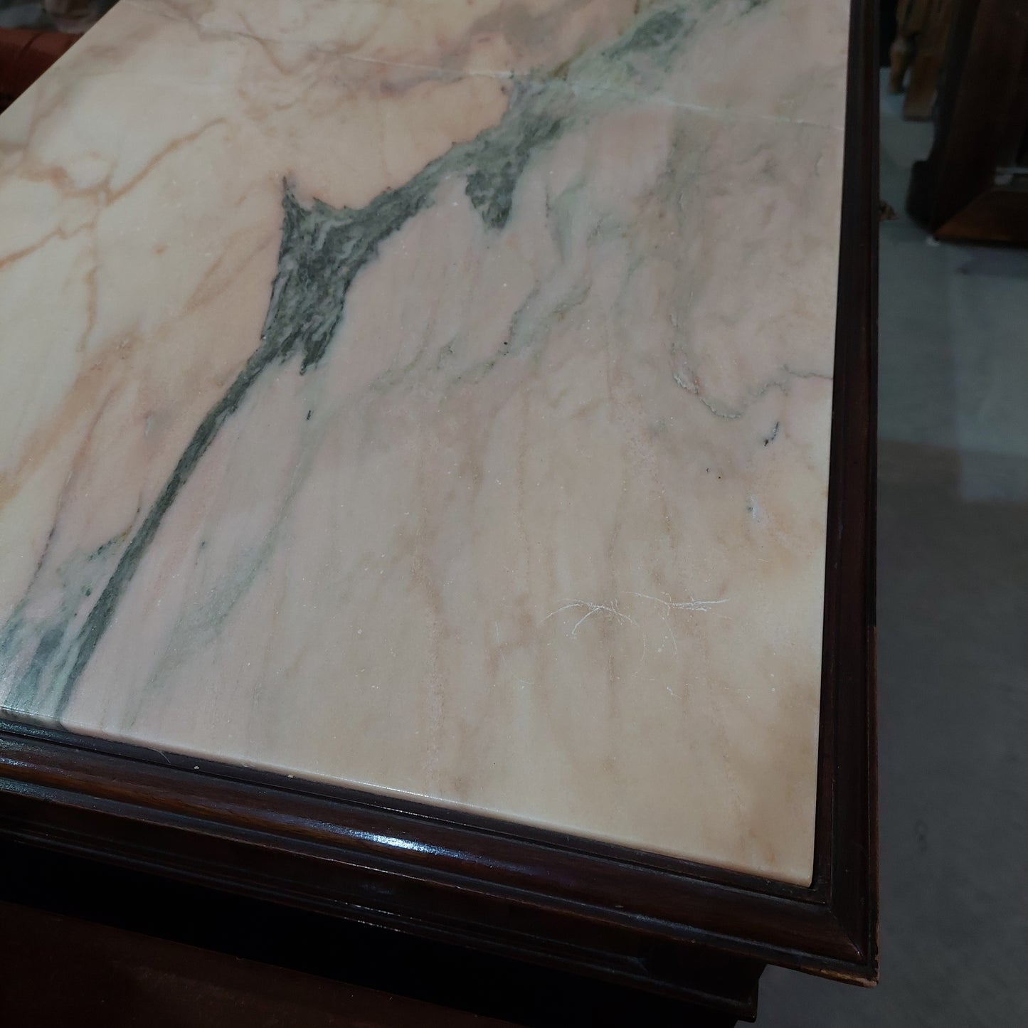 Cassettone Antico Con Marmo 4/c Cm120x60x101h