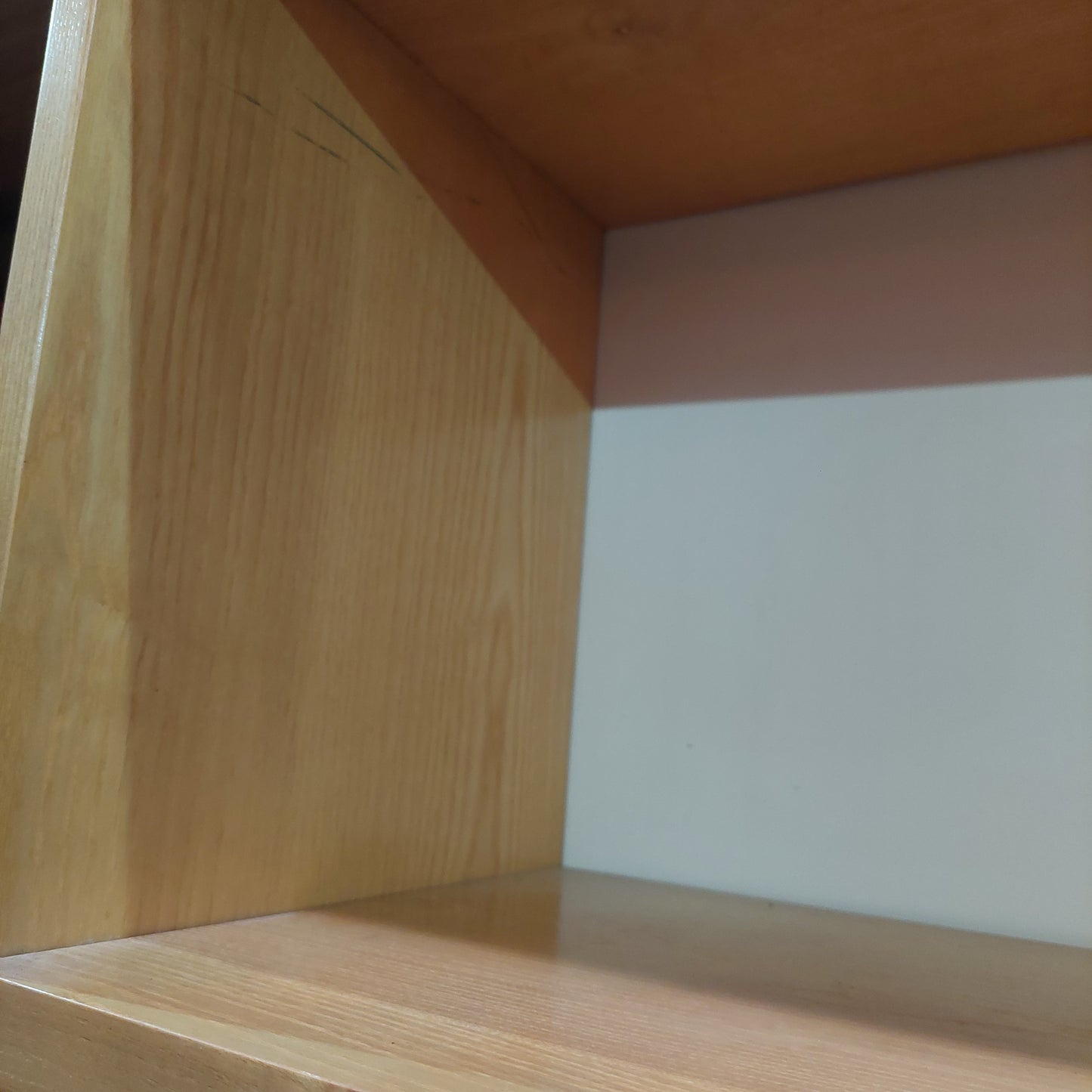 Libreria Legno Bicolore 4/cassetti Cm76x33x251h