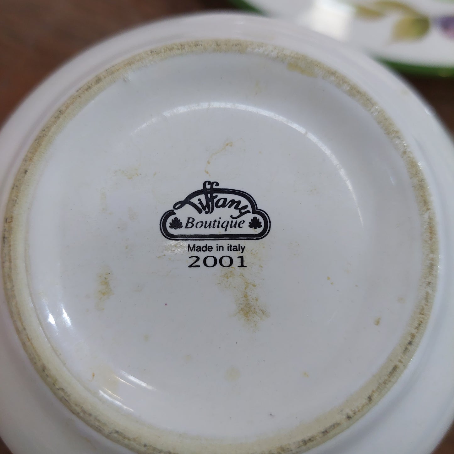 Tazza Latte Con Piattino Ceramica Tiffany Boutique