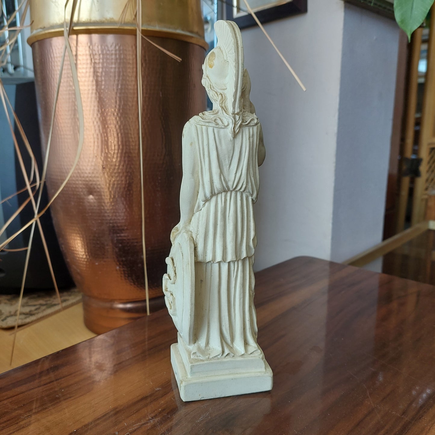 Statua Atena Dea Greca Resina Cm6,5x5,5x26h