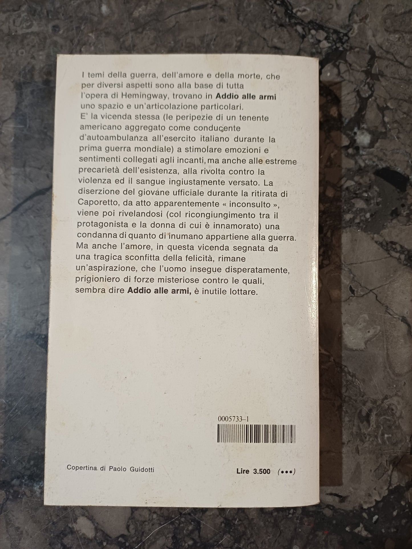 L/addio Alle Armi - E. Hemingway