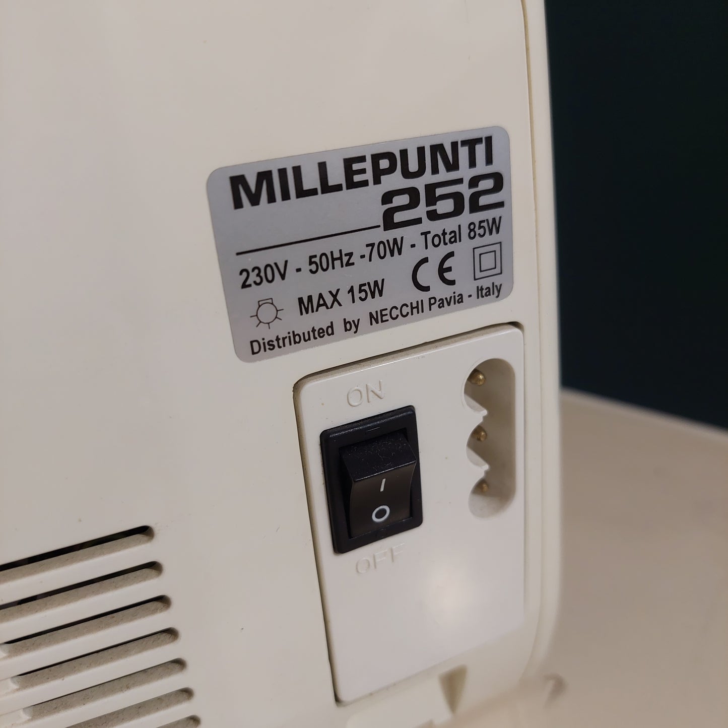 Macchina* Da Cucire Necchi Millepunti 252