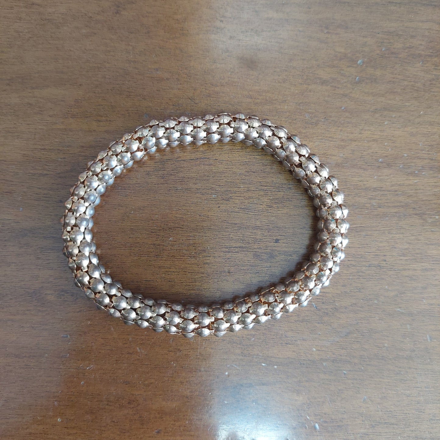 Bracciale "snake" Semirigido Metallo Dorato