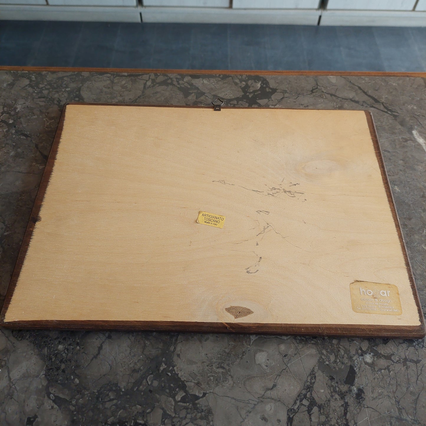 Quadro Stampa Natura Morta Su Legno Cm38x28