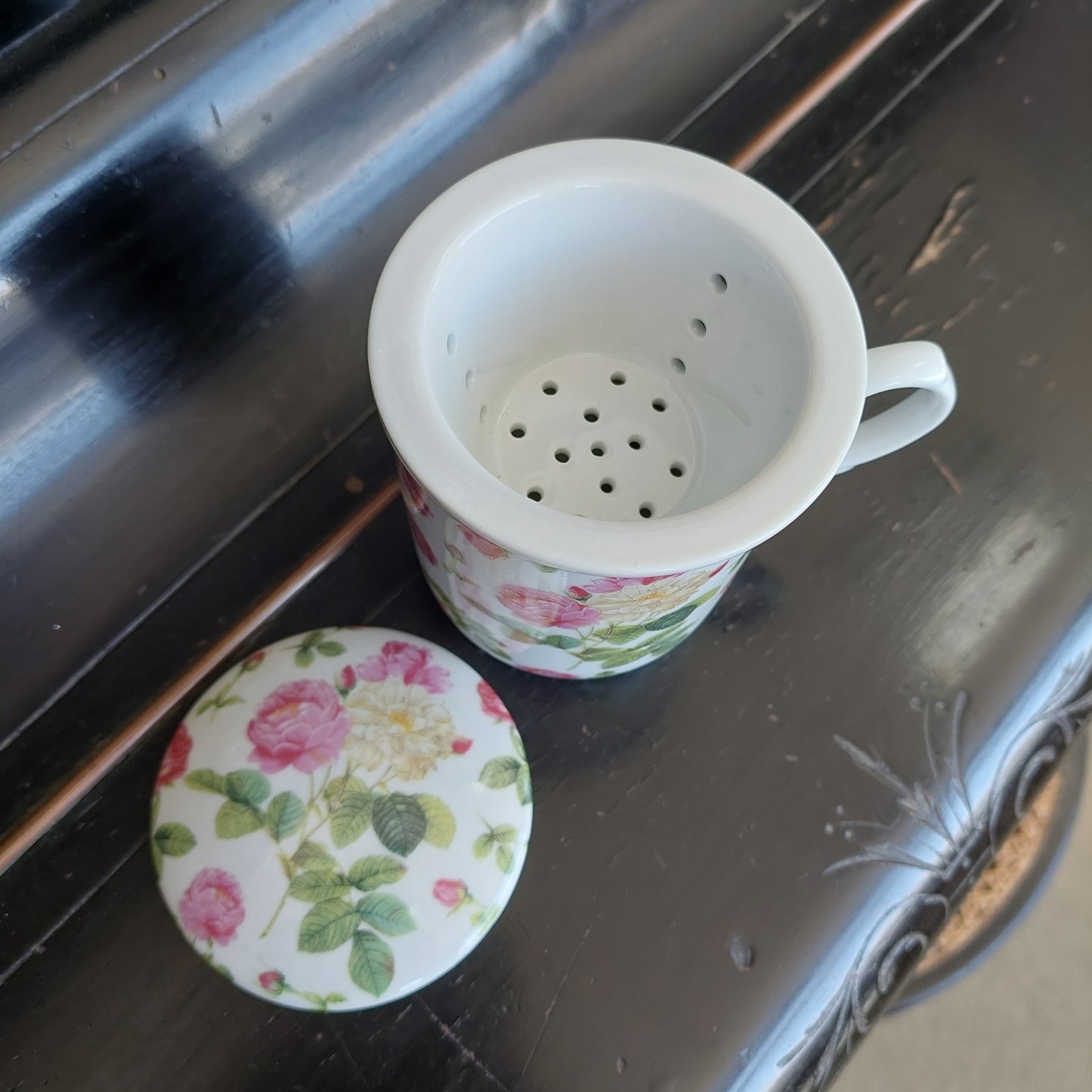 Tazza Thè Tisaniera Porcellana Rtdecor