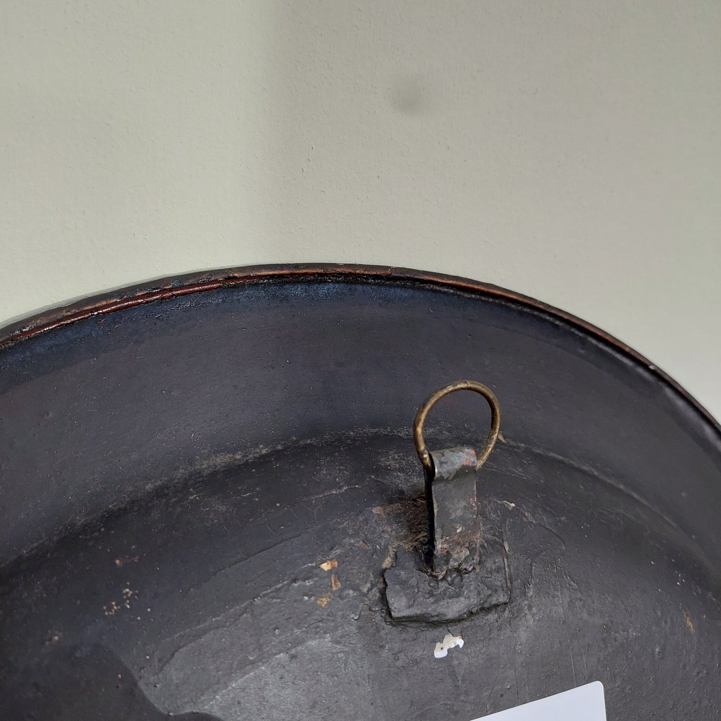 Piatto Da Parete Metallo Dipinto D27,5