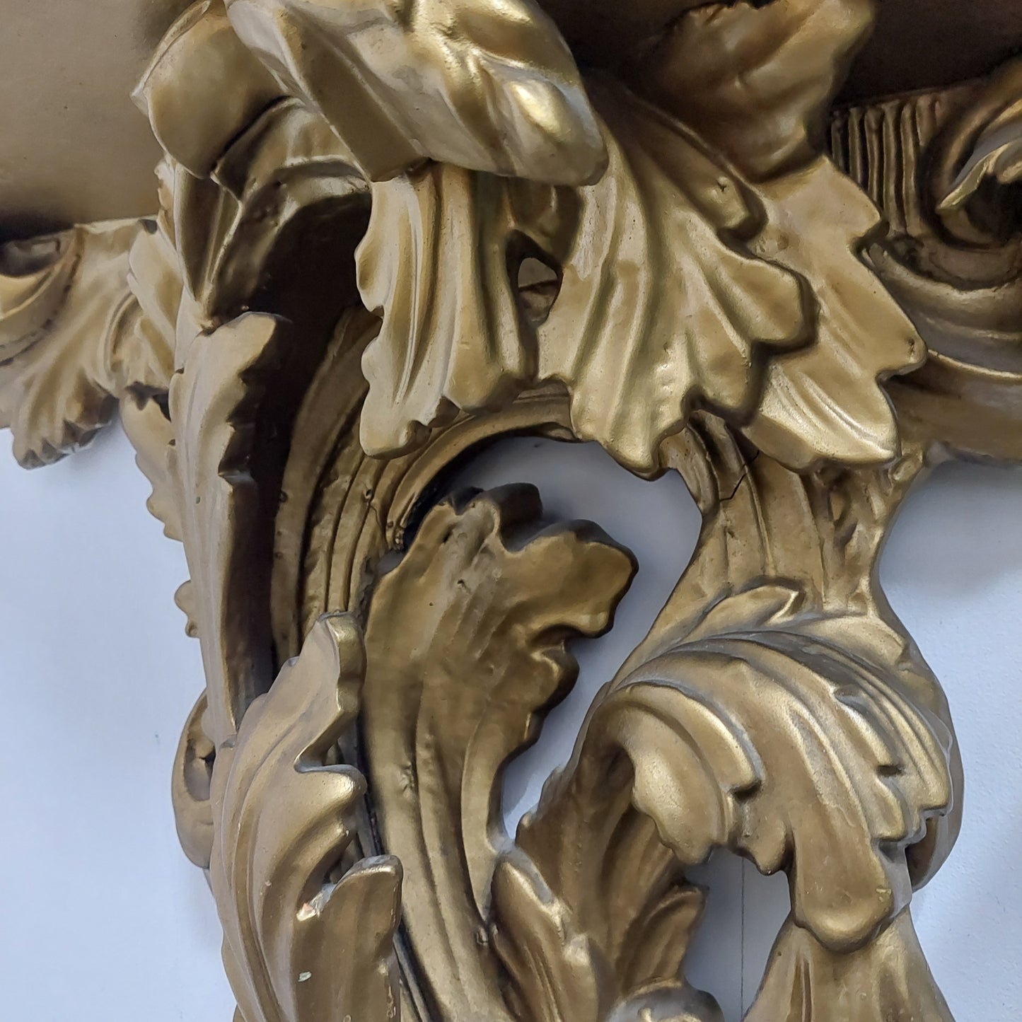 Consolle * Legno Oro Marmo Cm82x26x78h