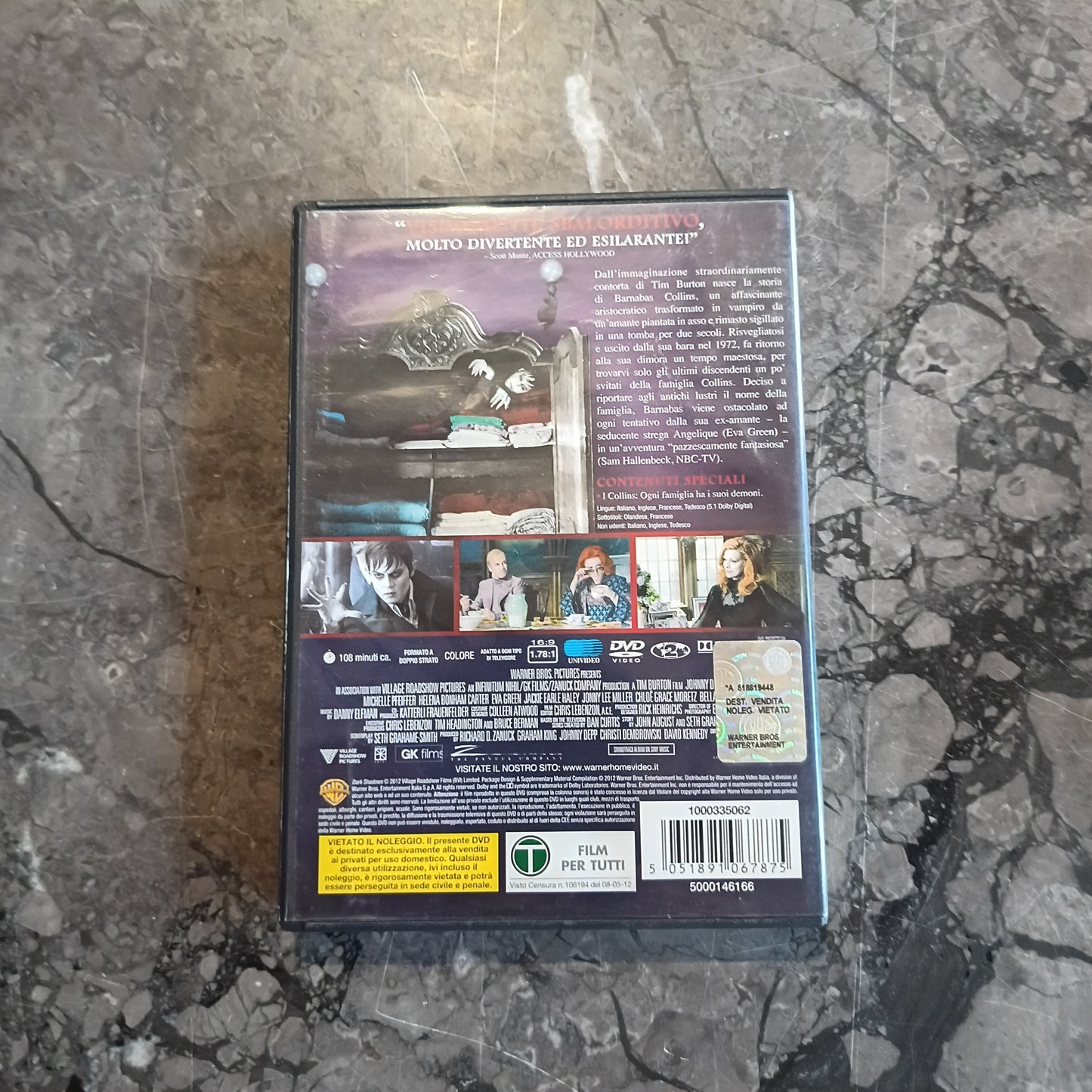 Dvd/dark Shadows