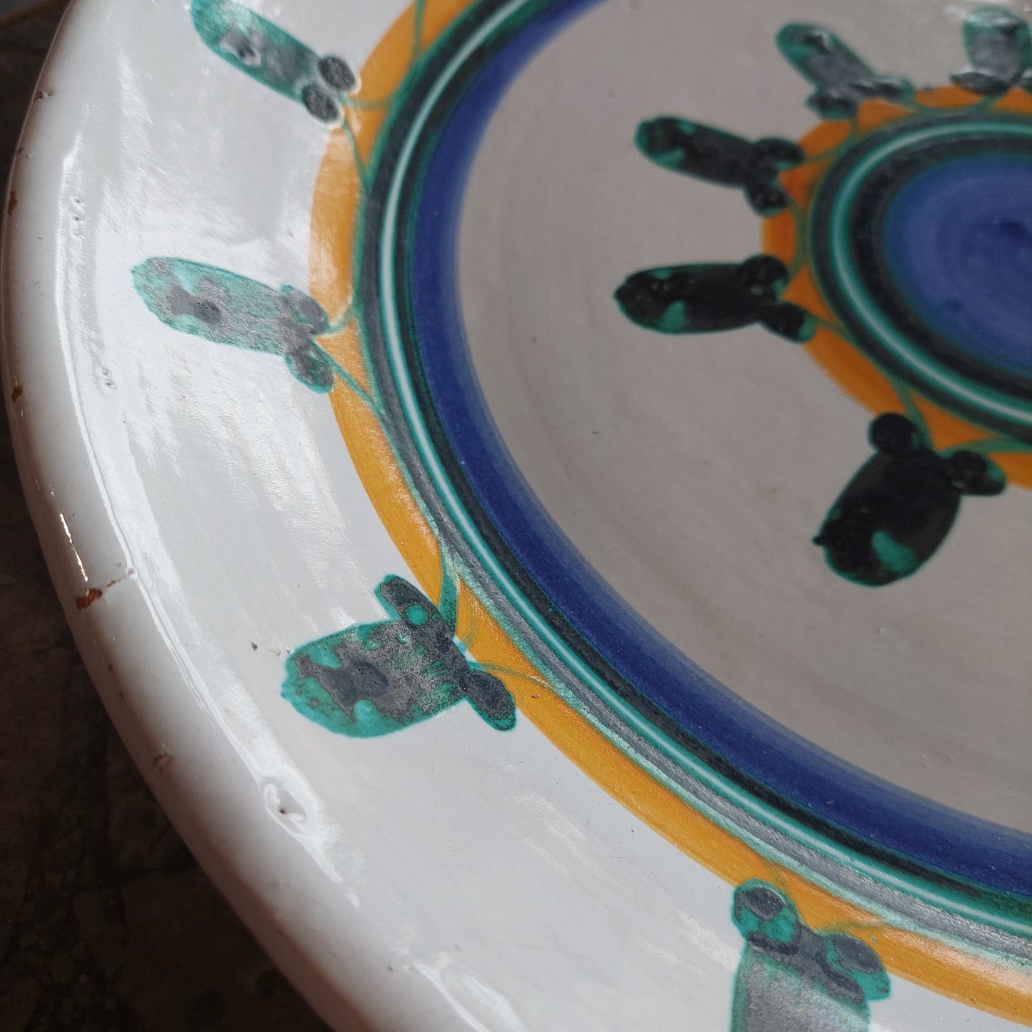 Piatto Da Parete Ceramica Siciliana D37