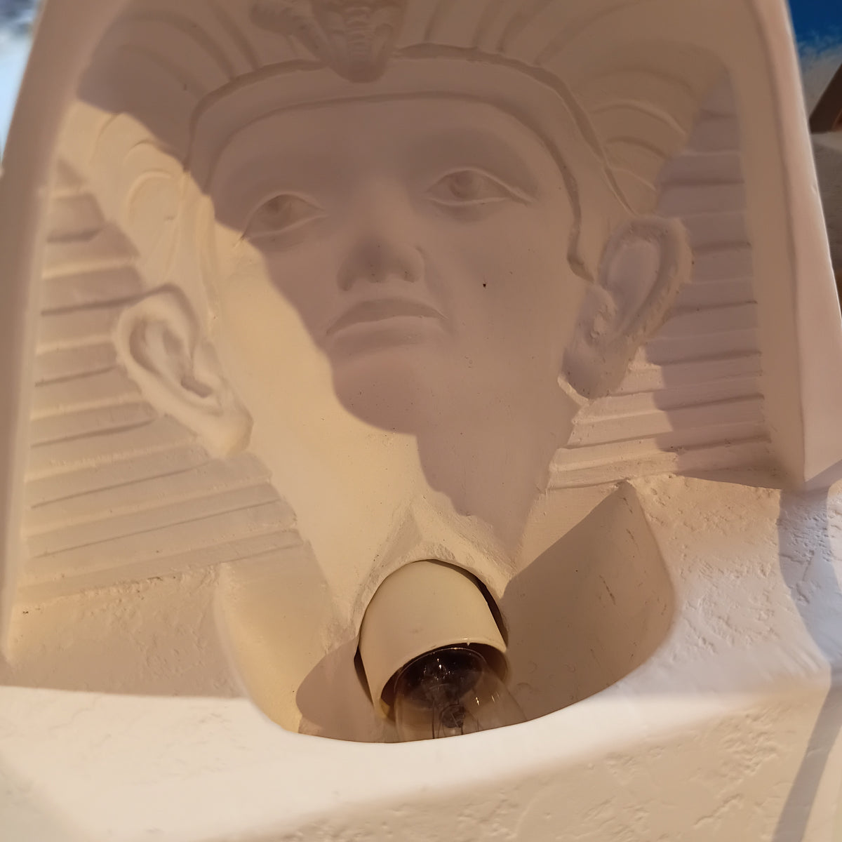 Lampada Magica Egizia In Gesso