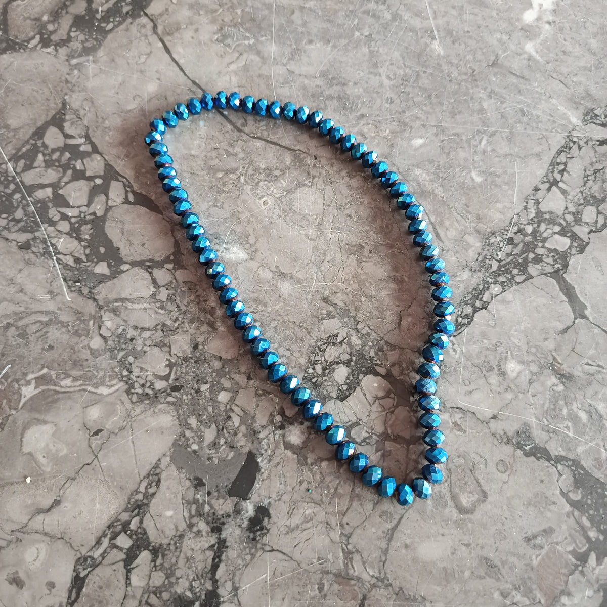 Collanina Vetro Blu