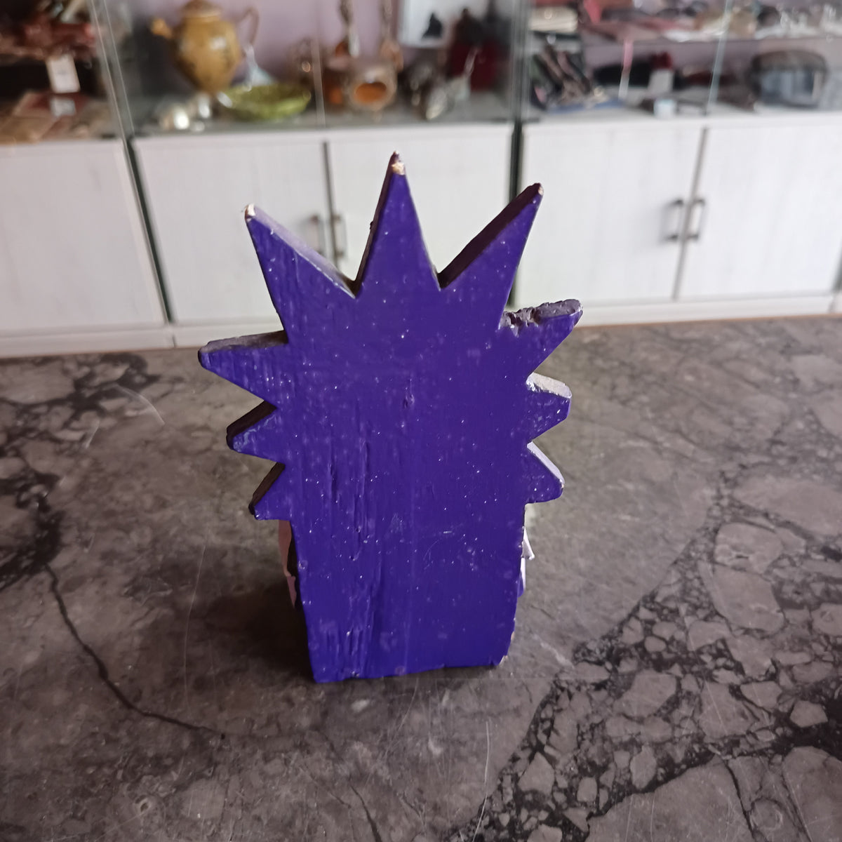 Portamatite Legno Sole Viola