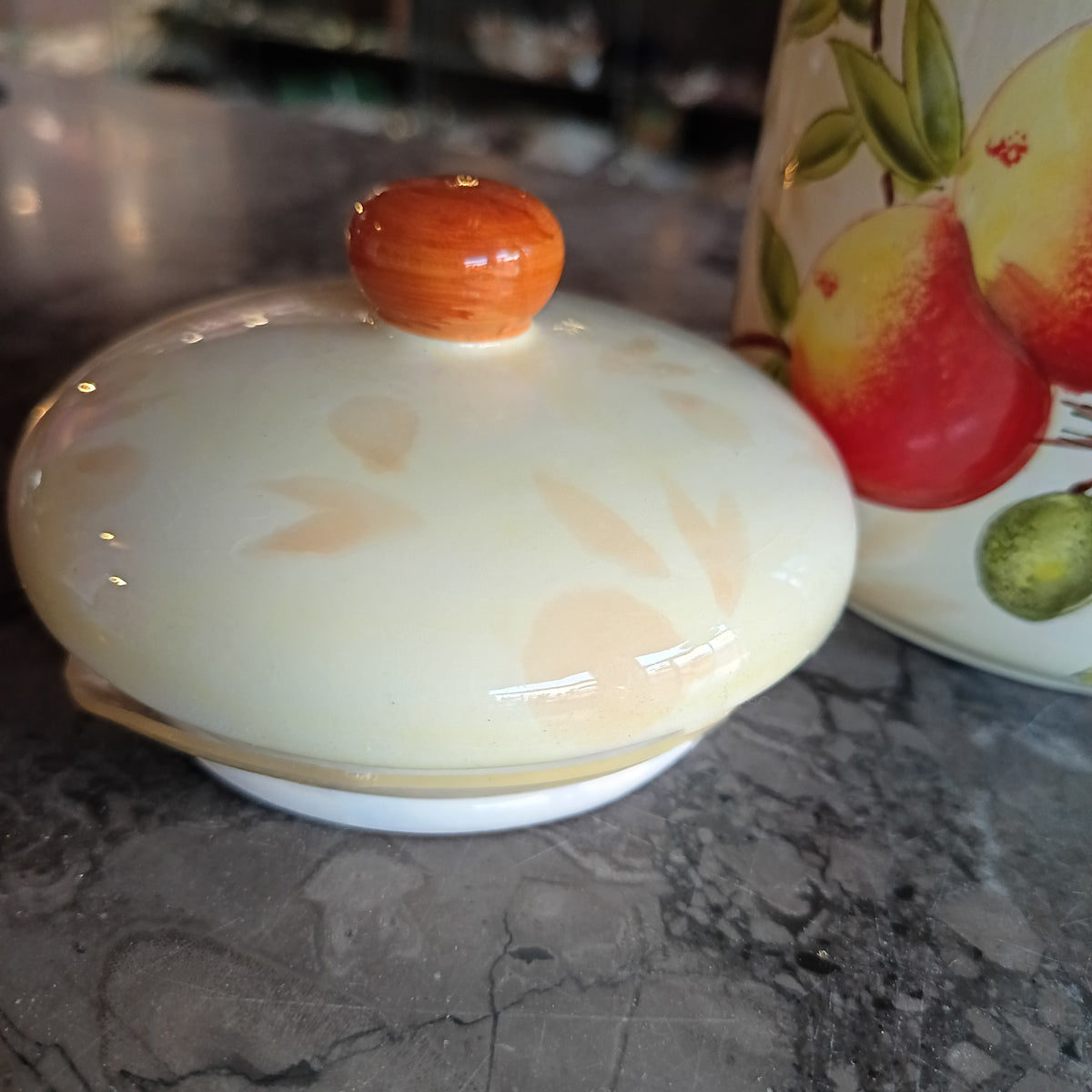 Coppia Barattoli Ceramica Zucchero/caffé