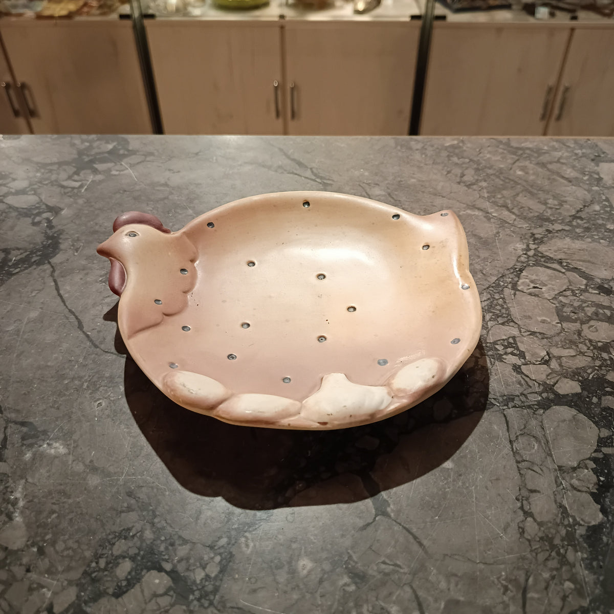 Piatto Ceramica Gallina