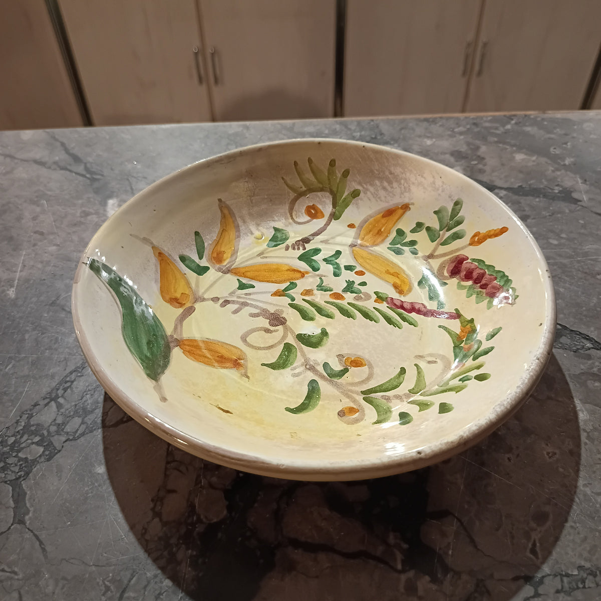 Piatto Ceramica Artigianale Dipinto A Mano