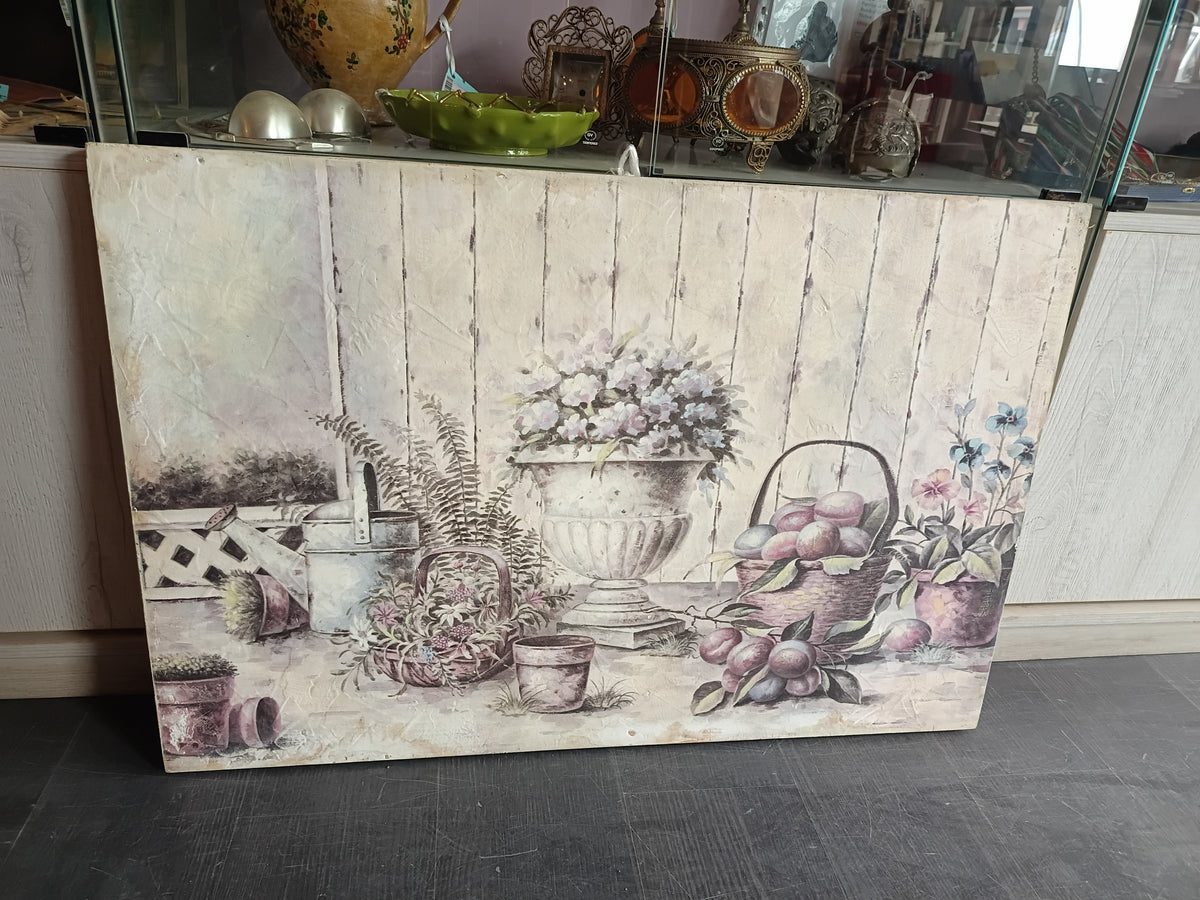 Quadro * Stampa Natura Morta Shabby "lorenzon" Cm90x60