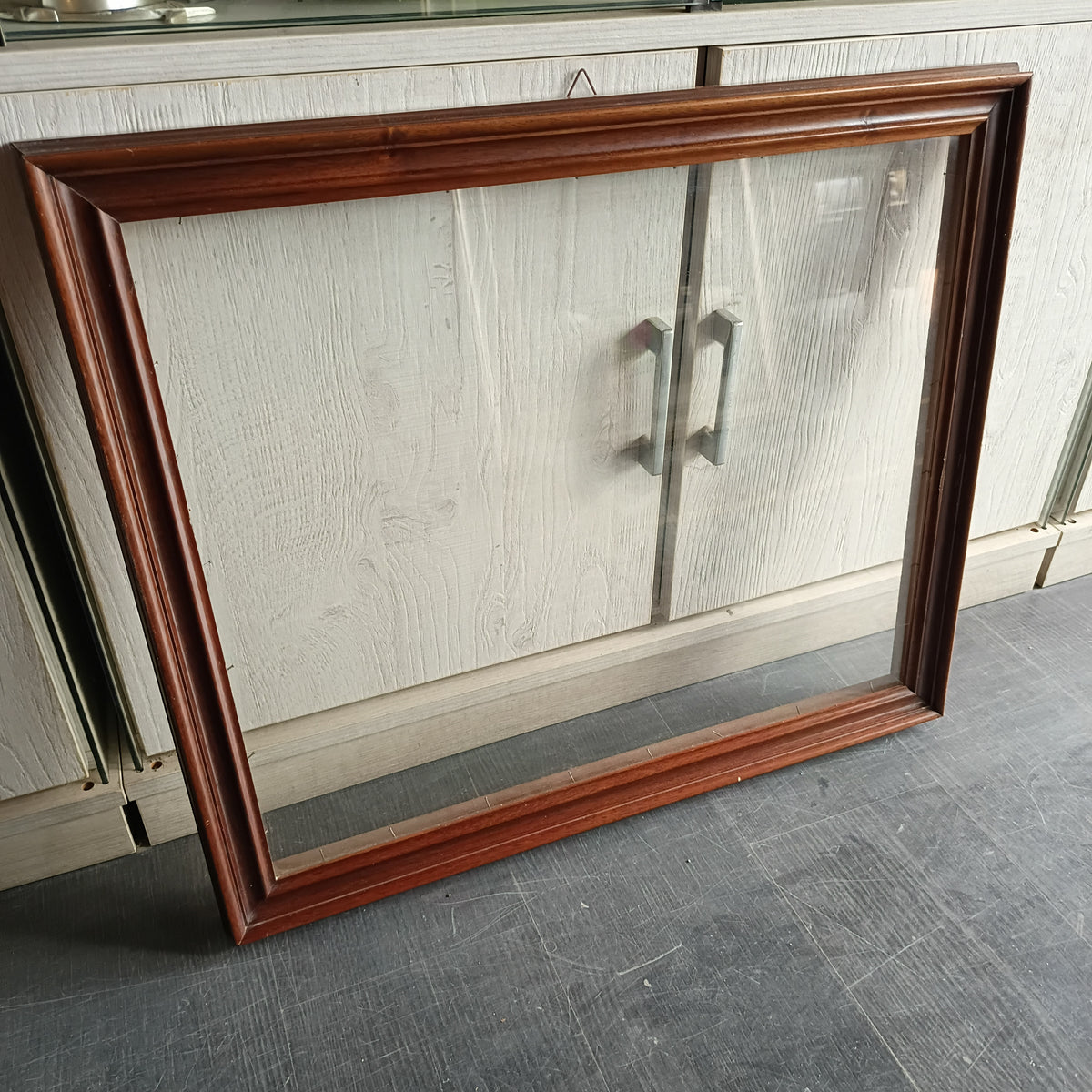 Cornice Legno Con Vetro E Passpartout Cm65x55