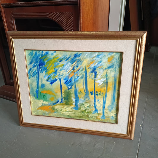 Quadro Casa Nel Bosco Di Ada Cm67x56