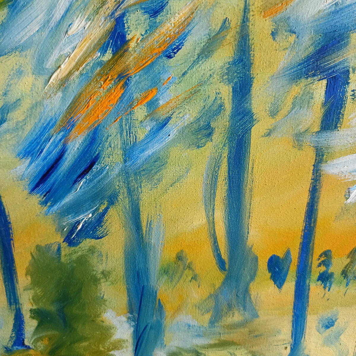 Quadro Casa Nel Bosco Di Ada Cm67x56