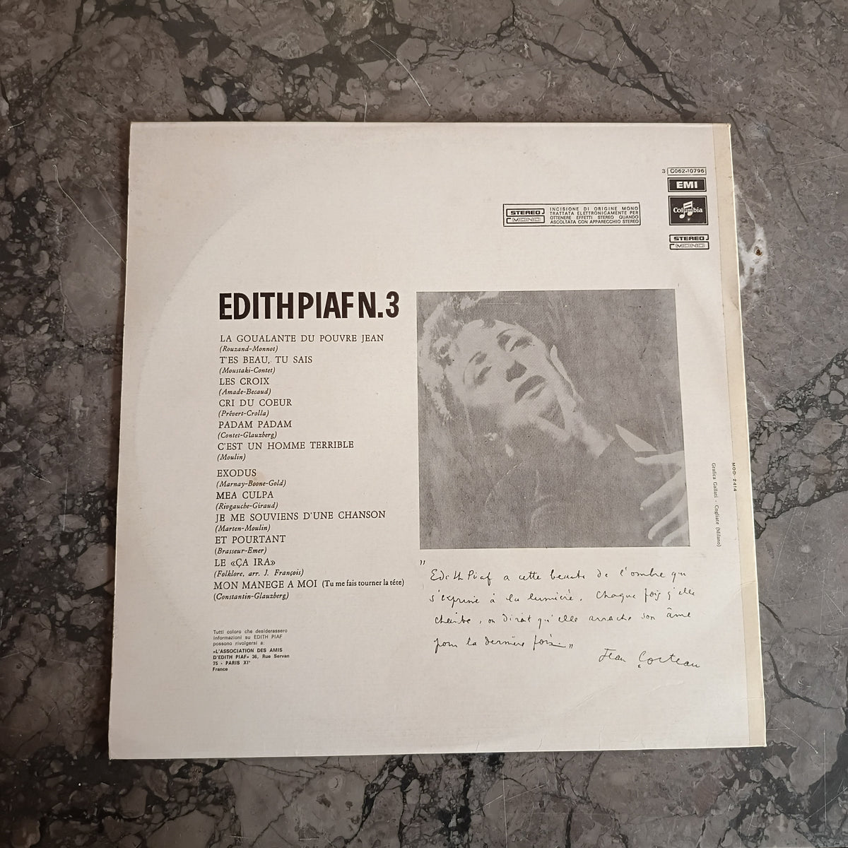 V/edith Piaf N.3