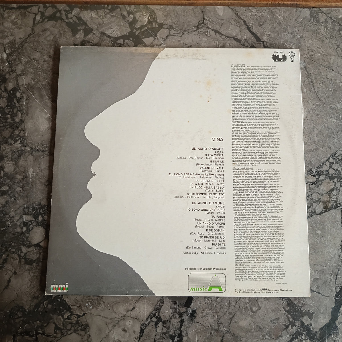 V/un Anno D'amore - Mina