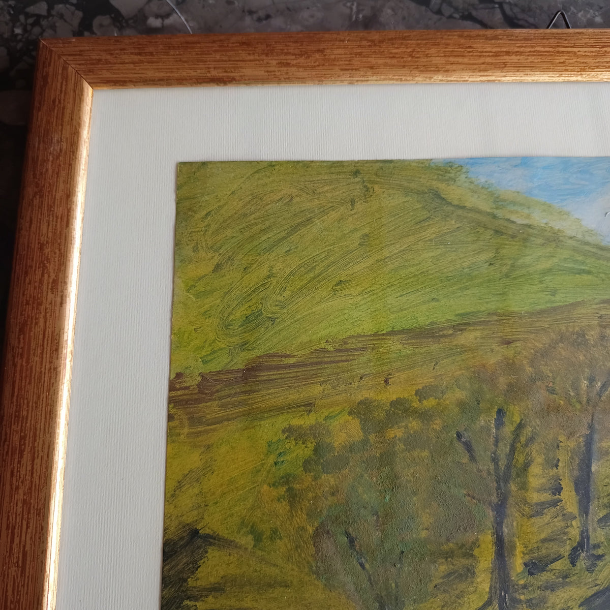 Quadro Paesaggio Bosco Di Ada Cm41x31