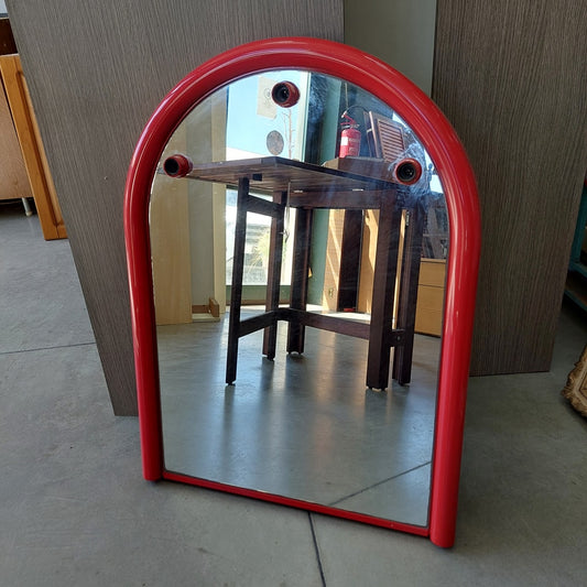 65751 Nome Articolo  Specchio Da Bagno Rosso 3/luci Cm60x80