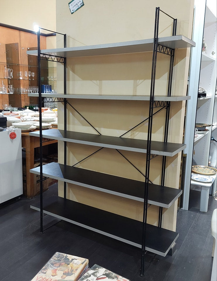 Scaffale Metallo/legno Cm130x34x180h