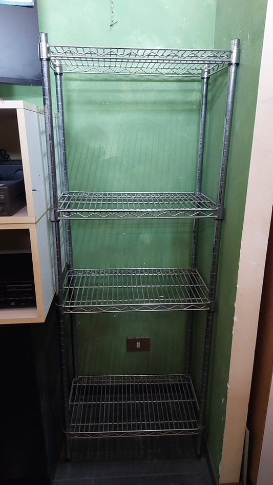 Scaffale In Acciaio Regolabile 5/r Cm92x46x180h