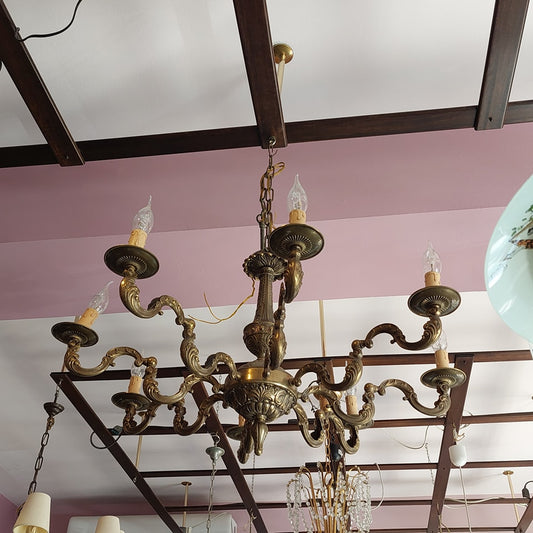 Lampadario Ottone 8/l