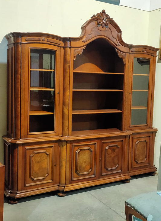 Libreria Legno 6/s Mobilificio Fratelli Signoretto Cm257x42x258h
