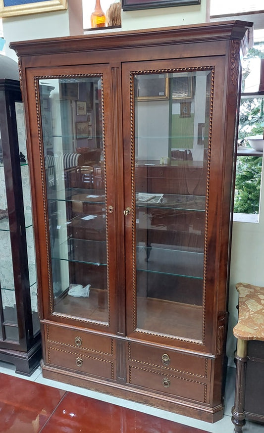 Cristalliera Legno/2 Ante 4/c St.classico Cm120x53x201h