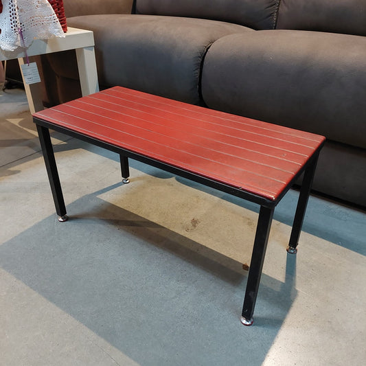 Tavolino Ferro/piano In Sky Rosso Vintage Cm65x31x34h