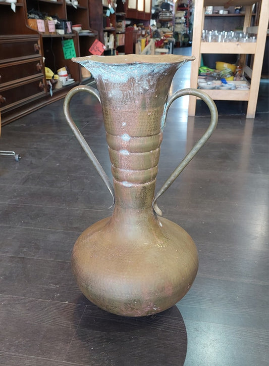 Anfora Portaombrelli Rame Martellato* Manici Ottone Cm68