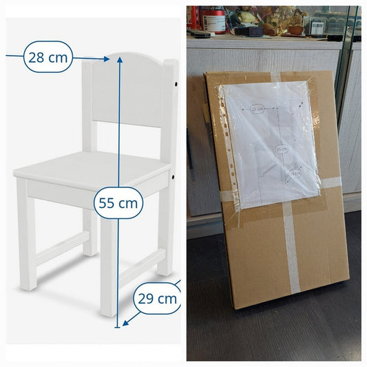 Sediolina Ikea Sundvik Bianca Cm28x29x54h