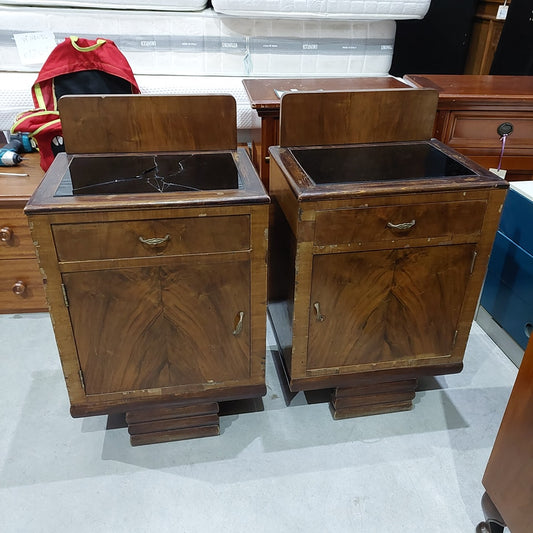 Coppia Comodini* Legno 1/c 1/s St.deco' Cn45x33x77,5h