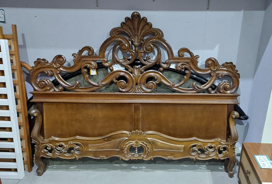 Letto Matrimoniale Legno* St.barocco
