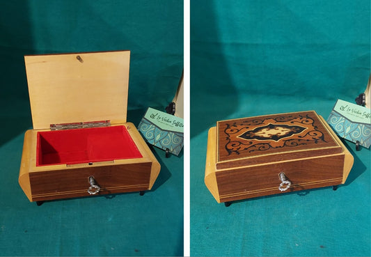 Portagioie Carillon Legno Intarsiato