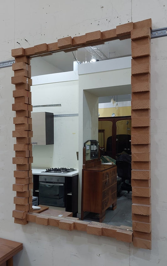 Specchio Cubi Legno Cm95x123