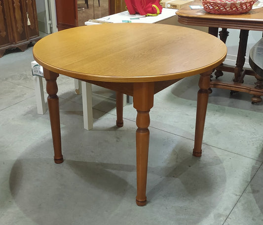 Tavolo Tondo Legno All. D110/180x79h