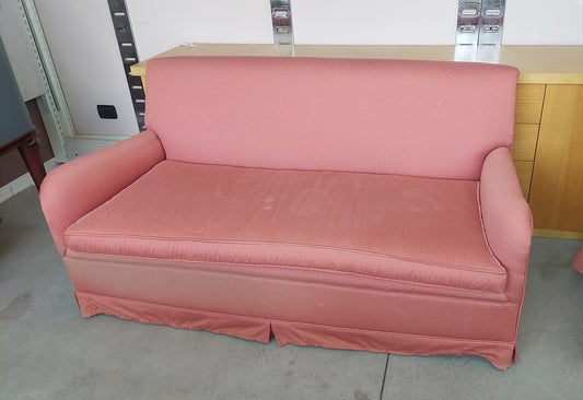 Divanetto 2 Posti Tessuto* Rosa Cm150x80x80h